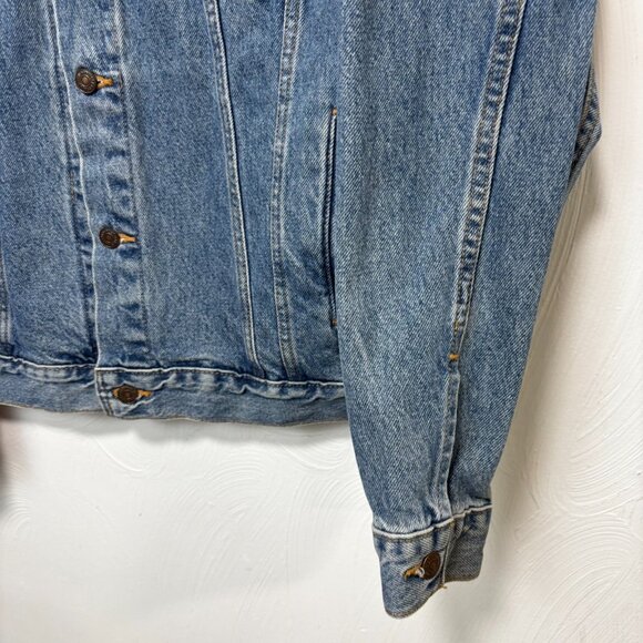 Vintage Levis USA Made 70507-0389 Blue Relaxed Trucker Denim Jacket Mens 80s 90s - Picture 2 of 12